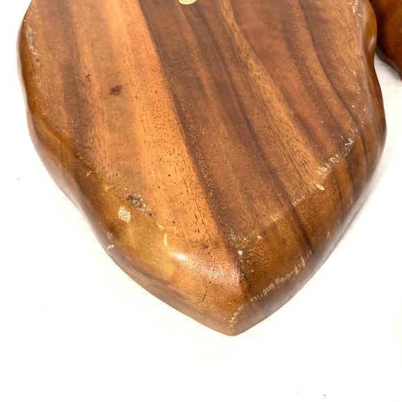 VINTAGE Monkey Pod Leaf Tray & Pineapple Bowl - Picture 8 of 10